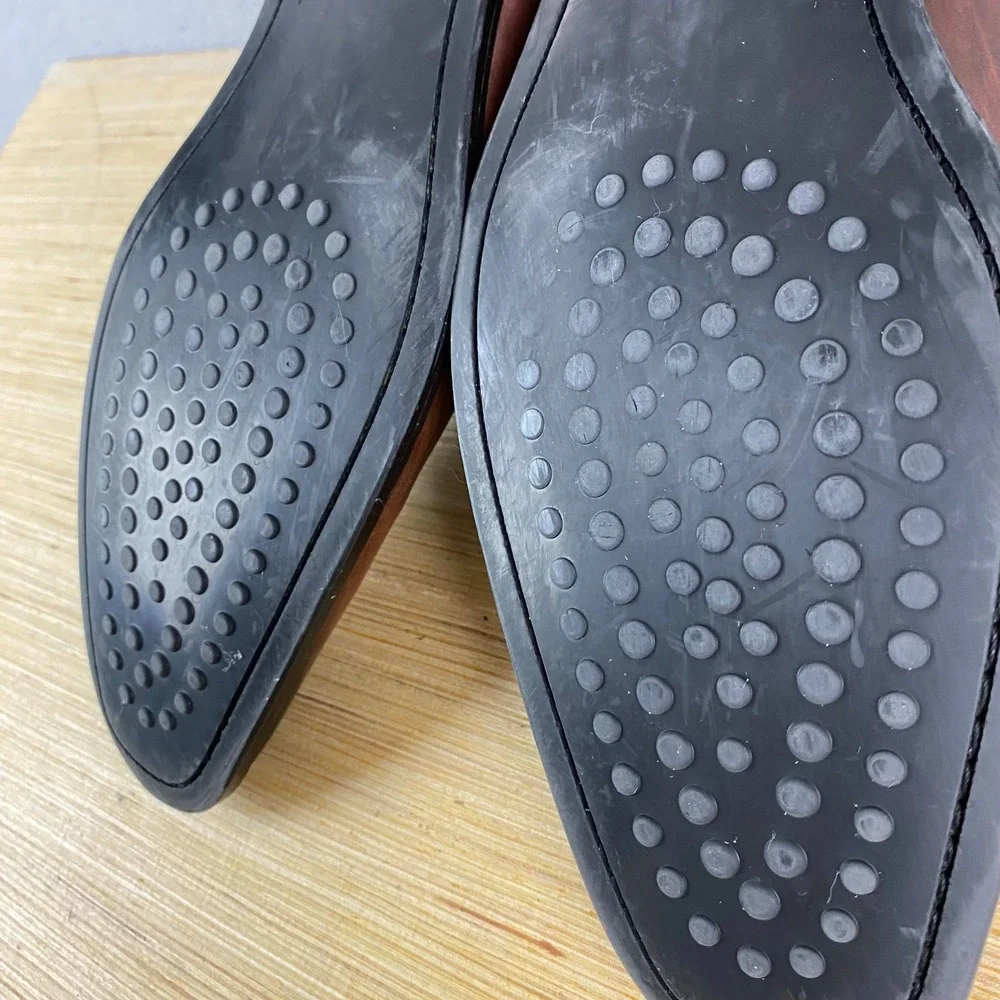 To Boot New York Adam Derrick Shoes Mens 13 Brown Leather Derby Oxford Italy